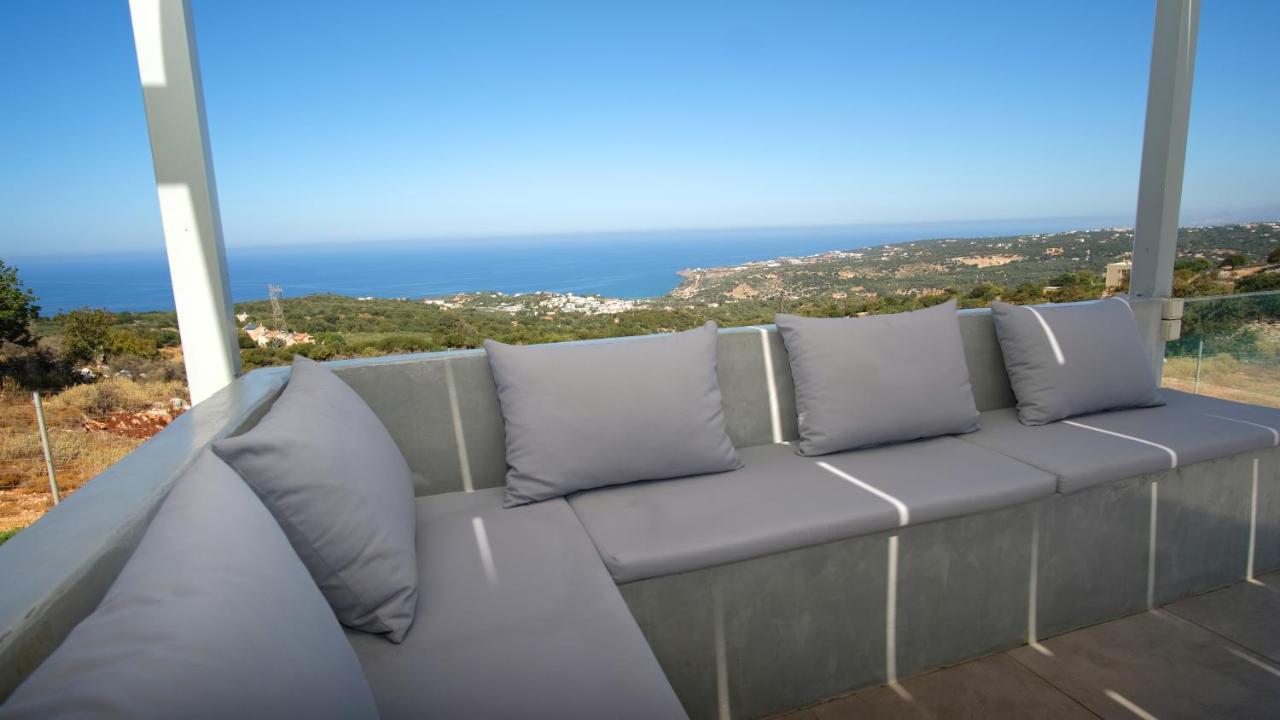 Eva Villas West With Infinity Pool & And Panoramic Sea View Gerani Chanion Exterior foto